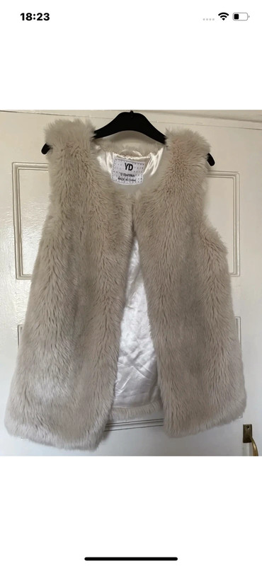 Fur on sale gilet primark