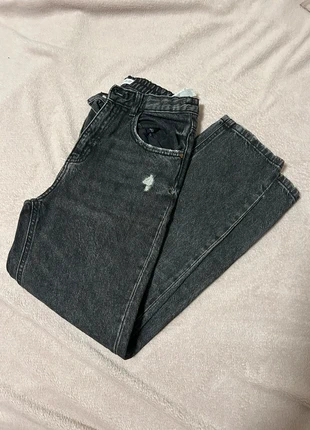 Jean mom fit ZARA noir délavé Taille 13–14 ans 164 cm, brand: Zara, condition: Very good, size: 14 years / 164 cm, €3.00, €3.85 includes Buyer Protection