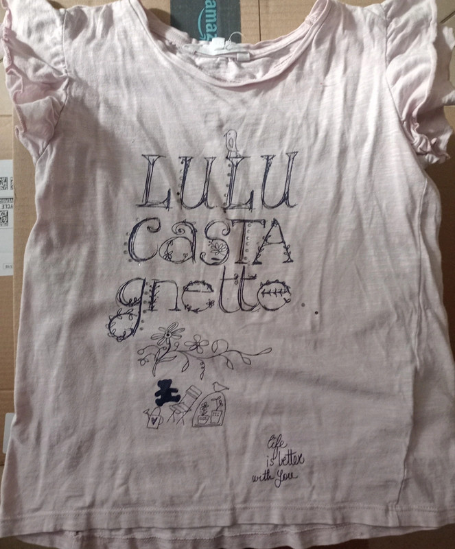 T-shirt Lulu castagnette 10 ans