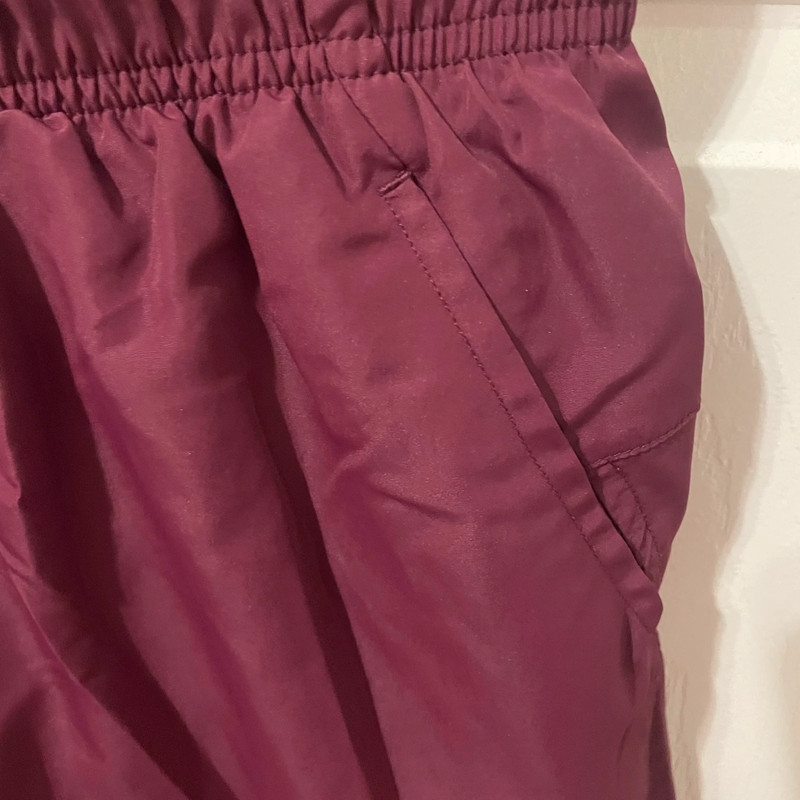 Women’s Burgundy Athletic Shorts 3