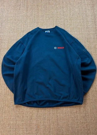 Pull crewneck Russell Athletic bleu marine Bosch logo brodé workwear USA 2000s L homme #0329, brand: Russell Athletic, condizioni: Ottime, taglia: L, €29.10, €31.26 include la Protezione acquisti Pro