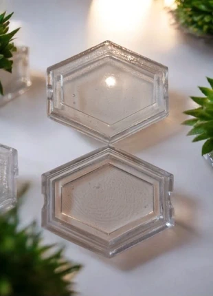 Lot de 2 petits cendriers vintage en verre de bar 1950, merk: Vintage Dressing, staat: Heel goed, € 6,00, € 7,00 inclusief Kopersbescherming