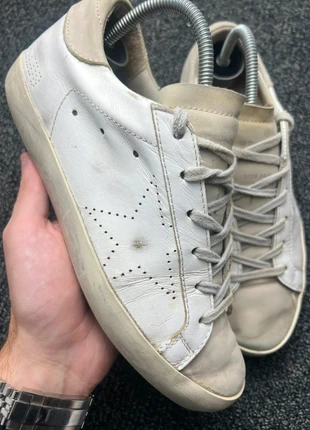 Paire de chaussures basket sneakers golden goose superstar cuir blanc étoile ggdb daim, brand: Golden Goose, condizioni: Ottime, taglia: 37, €115.00, €121.45 include la Protezione acquisti