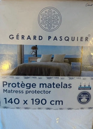 Protège matelas imperméable en 140*190 cm, brand: Gerard Pasquier, condizioni: Nuovo con cartellino, €16.00, €17.50 include la Protezione acquisti