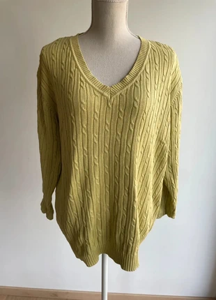 Pull torsadé col V jaune Van Heusen – Taille XXL, marca: Van Heusen, estado: Muy bueno, tamaño: XXL / 44 / 16, 7,00 €, 8,05 € Protección al comprador incluida