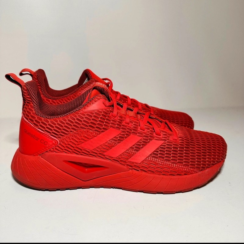 Adidas Questar CC Climacool Men's Mesh Training Shoes Red Art #DB1156 Size  10.5