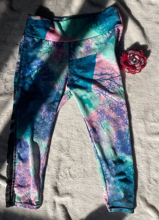 Pantacourt legging femme de sport multicolore T.S, brand: pas de marque, condizioni: Ottime, taglia: S / IT 40 / EU 36, €6.00, €7.00 include la Protezione acquisti