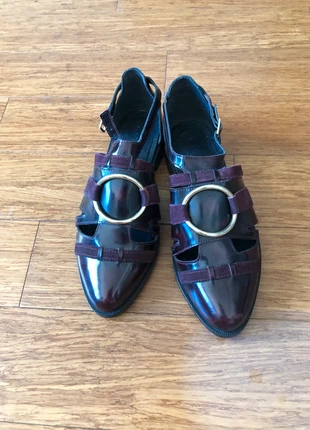 Mocassins en cuir Bordeaux, brand: ASOS Design, condition: Very good, size: 41, €23.00, €24.85 includes Buyer Protection