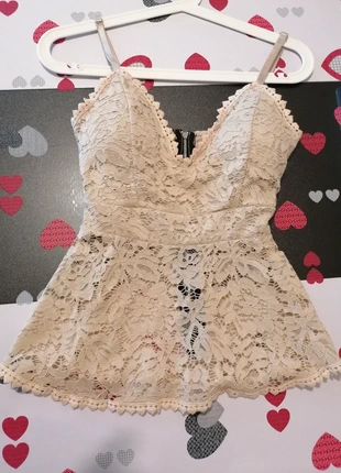 T-shirt dentelle neuf, condition: New without tags, size: XS / 34 / 6, €20.00, €21.70 includes Buyer Protection