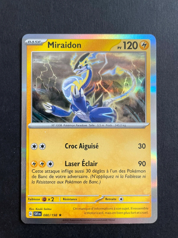 Miraidon, carta copertina, carta Pokémon, 080/198 - Vinted