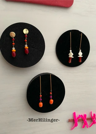 Pendientes flamenca y eventos, estado: Novo sem etiquetas, €8.00, €9.10 inclui Proteção do Comprador