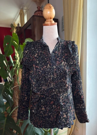 Blouse à volant Valentine Gauthier, marca: Valentine Gauthier, estado: Muito bom, tamanho: XS / 34 / 6, €20.00, €21.70 inclui Proteção do Comprador