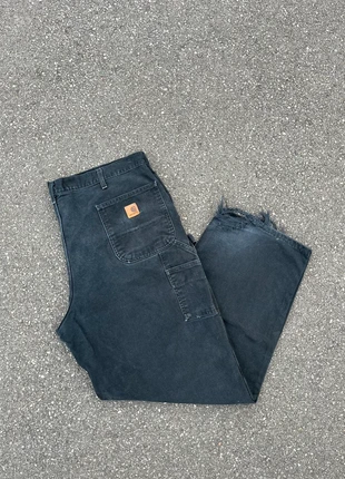 Pantalon carhartt B11 BLK single knee workwear baggy noir vintage - Taille 42x32, brand: Carhartt, condition: Very good, size: W42, €29.00, €31.15 includes Buyer Protection Pro