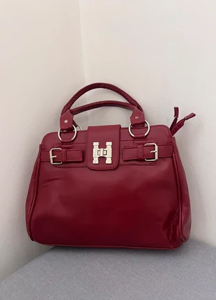 Sac à main vintage rouge H femme, brand: Femme, condition: Very good, €11.00, €12.25 includes Buyer Protection