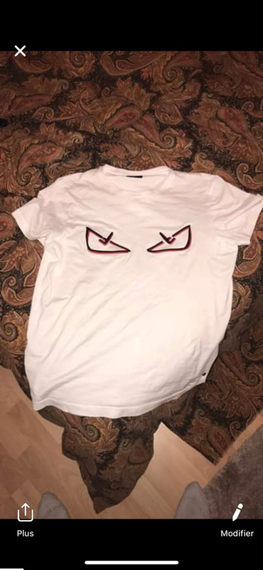 Fendi red clearance eye t shirt