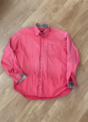 Camicia Rosa Burberry, merk: Burberry, staat: Nieuw zonder prijskaartje, maat: L, € 30,00, € 32,20 inclusief Kopersbescherming