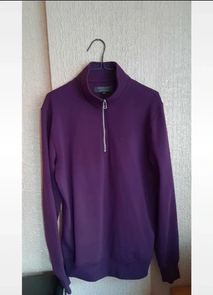 Sudadera morada sin gorro con cremallera en el cuello, Primark., marque: Primark, état: Neuf sans étiquette, taille: XS / 34 / 6, 11,00 €, 12,25 € Protection acheteurs incluse