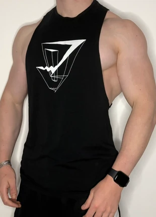 Gymshark Training Drop Arm Tank noir - Taille S, marque: Gymshark, état: Très bon état, taille: S, 14,00 €, 15,40 € Protection acheteurs (Pro) incluse