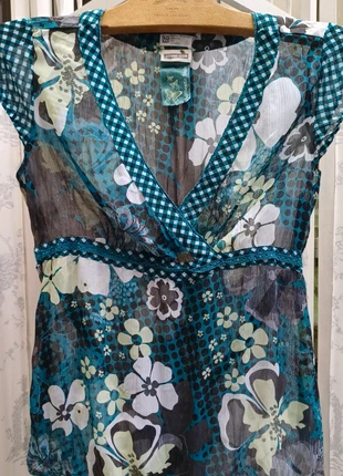 Chiffon cap sleeve top 38 / 40, brand: Street One, condition: Very good, size: L / 40 / 12, €2.00, €2.80 includes Buyer Protection