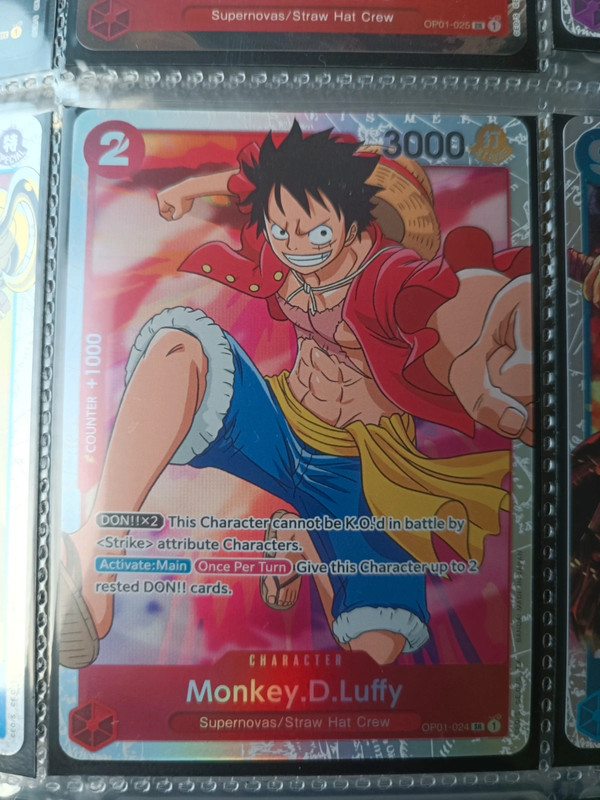 EN] - One Piece Carte OP01-024 Monkey.D.Luffy SR