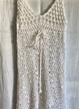 Robe d’été en crochet coton blanc taille 36 S, merk: crochet, staat: Heel goed, maat: S / 36 / 8, € 14,00, € 15,40 inclusief Kopersbescherming Pro