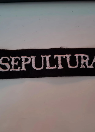 Obrázek k inzerátu: Sepultura naszywka patch mała rock metal alternative