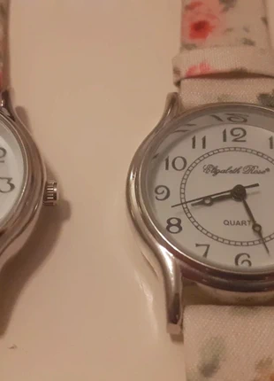 Pair of  Elizabeth Rose floral design ladies watches, brand: Elizabeth rose, condition: New without tags, size: One size, £42.00, £44.80 includes Buyer Protection
