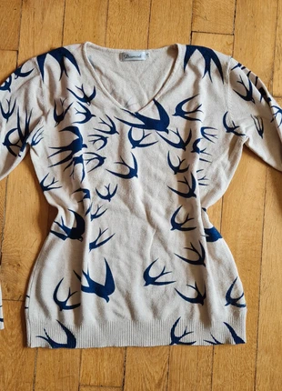 Tee shirt oiseaux, marque: Damod, état: Bon état, taille: L / 40 / 12, 4,00 €, 4,90 € Protection acheteurs incluse