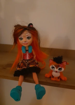 Poupee enchantimals Tigre et son animal, marque: Enchantimals, état: Bon état, taille: Taille unique, 5,00 €, 5,95 € Protection acheteurs incluse