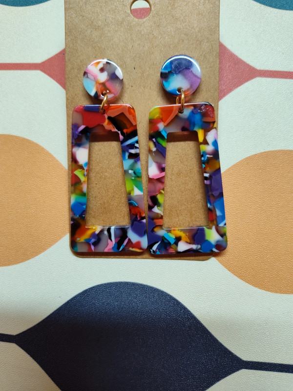 Fun Retro Inspired 80's Earrings Jewelry