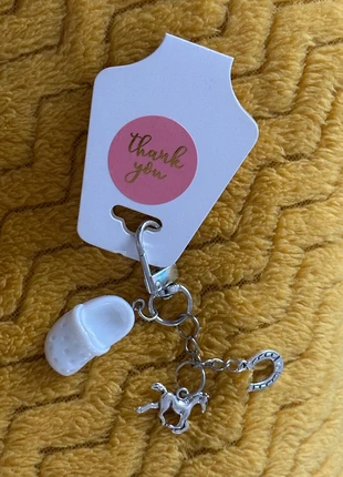 Porte-clé chic – style Ibiza / Clean girl / Stockholm girl, merk: Fait Main, staat: Nieuw zonder prijskaartje, € 2,75, € 3,59 inclusief Kopersbescherming