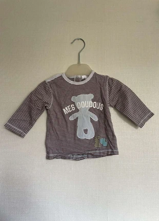 Haut manches longues 6 mois, brand: Kitchoun, condition: Very good, size: 6-9 months / 68 cm, €1.00, €1.75 includes Buyer Protection