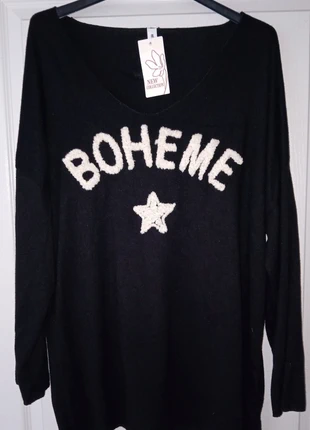 Pull fin Boheme grande taille unique 46/52, marke: Boheme, zustand: Sehr gut, größe: 4XL / 48 / 20, 16,50 €, 18,03 € beinhaltet Vinted-Käuferschutz Pro