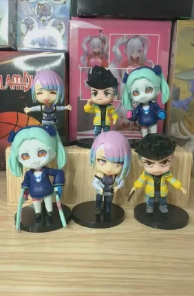Set figure personaggi Cyberpunk Edgerunners, zustand: Neu, größe: Einheitsgröße, 25,00 €, 26,95 € inklusive Vinted-Käuferschutz