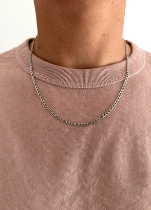 Chaine maille fine figaro argentée, Chaîne figaro fin acier inoxydable, marca: sans marque, estado: Muy bueno, 12,00 €, 13,30 € Protección al comprador Pro incluida