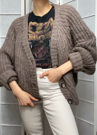 H&M Alpaka Wolle Strickjacke Cardigan grobstrick jacke strickcardigan pulli pullover, marque: H&M, état: Très bon état, taille: L / 40 / 12, 35,00 €, 37,45 € Protection acheteurs incluse