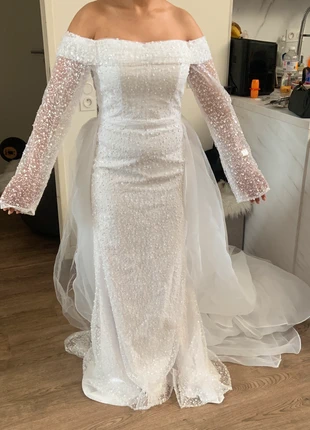 Robe de mariée / soirée, marca: Enligne, estado: Novo com etiquetas, tamanho: S / 36 / 8, €100.00, €105.70 inclui Proteção do Comprador