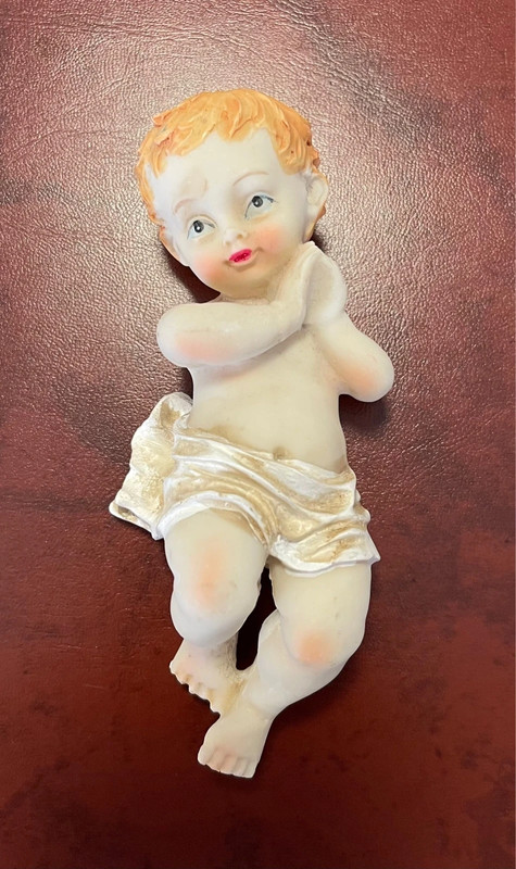 Statuetta bambino Gesù in ceramica