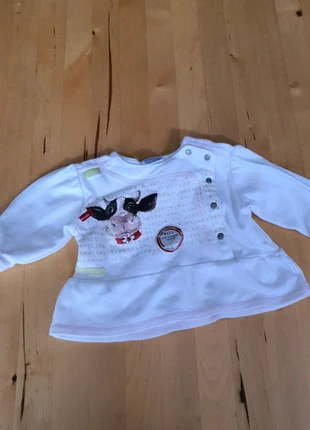 T-shirt manches longues bébé fille, marque: Babygro, état: Très bon état, taille: 1-3 mois / 56 cm, 1,00 €, 1,75 € Protection acheteurs incluse