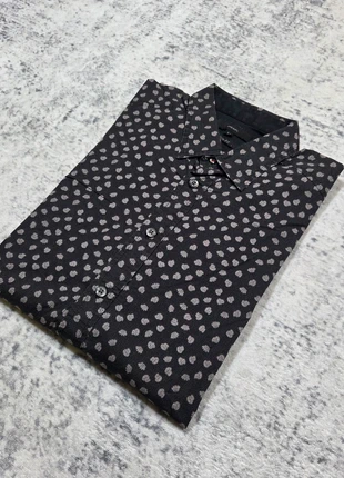 Chemise Diesel M Slim Fit Noire à Motifs Têtes de Mort, merk: Diesel, staat: Heel goed, maat: M, € 24,99, € 26,94 inclusief Kopersbescherming Pro