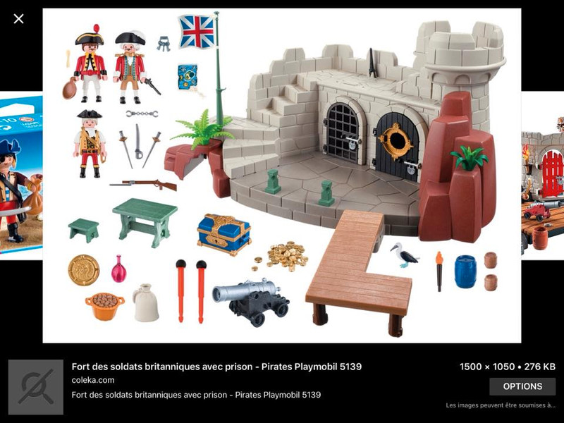 ② Playmobil, Fort des soldats britanniques avec prison — Jouets