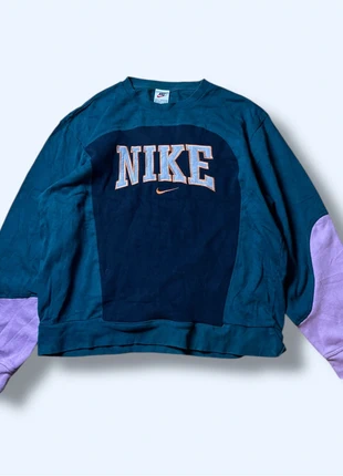 Vintage Nike Green Rework Spellout Sweatshirt Size - Small, brand: Nike, condition: Very good, size: S, €49.99, €53.19 includes Buyer Protection