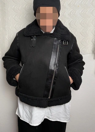 Blouson Aviateur Noir, marke: Boutique Parisienne, zustand: Neu, mit Etikett, größe: M / 38 / 10, 30,00 €, 32,20 € beinhaltet Vinted-Käuferschutz Pro