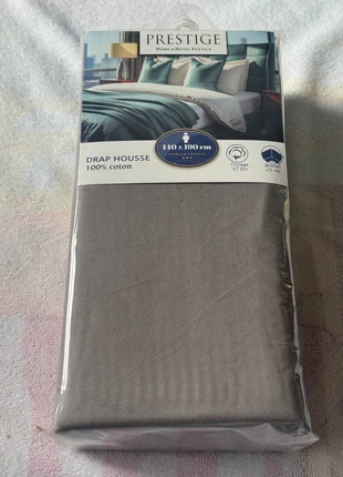 Drap housse 140x190 cm – Prestige – 100% coton, marca: prestige, estado: Novo sem etiquetas, tamanho: Casal (135–140 cm x 190–200 cm), €5.90, €6.90 inclui Proteção do Comprador Pro