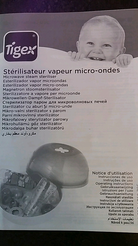 Stérilisateur micro-ondes - Tigex