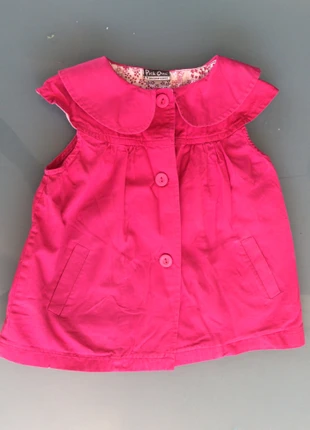Chemise blouse sans manche rose fushia, marca: Pick Ouic, estado: Muito bom, tamanho: 4 anos / 104 cm, €2.00, €2.80 inclui Proteção do Comprador