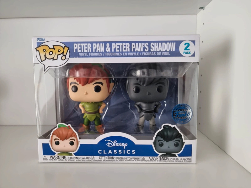 Peter pan e Pan's Shadow 2 Pack Funko pop