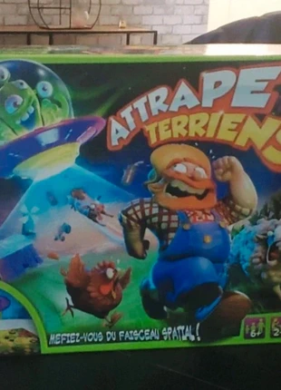 Jeux de société " attrape terriens", merk: De, staat: Heel goed, maat: 5 jaar / 110 cm, € 3,80, € 4,69 inclusief Kopersbescherming