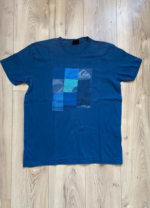 Tee-shirt Bleu marine vintage Quiksilver Homme - Taille M., brand: Quiksilver, condizioni: Ottime, taglia: M, €9.00, €10.15 include la Protezione acquisti