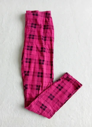 Legging à carreaux NKY | Taille 10ans Fille | Fuchsia, noir, marque: NKY, état: Bon état, taille: 10 ans / 140 cm, 3,00 €, 3,85 € Protection acheteurs incluse